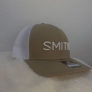 Smith Beige and White Trucker Hat